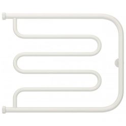 Полотенцесушитель водяной Сунержа Лира+ 12-4011-5065, высота 50 см, ширина 65 см, боковое подключение 50 см, цвет белый