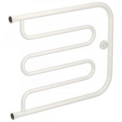 Полотенцесушитель водяной Сунержа Лира+ 12-4011-5065, высота 50 см, ширина 65 см, боковое подключение 50 см, цвет белый