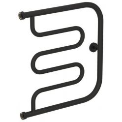 Полотенцесушитель водяной Сунержа Лира+ 15-4011-5050, высота 50 см, ширина 50 см, боковое подключение 50 см, цвет тёмный титан муар