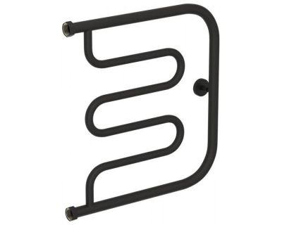 Полотенцесушитель водяной Сунержа Лира+ 15-4011-5050, высота 50 см, ширина 50 см, боковое подключение 50 см, цвет тёмный титан муар