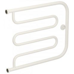 Полотенцесушитель водяной Сунержа Лира+ 30-4011-5065, высота 50 см, ширина 65 см, боковое подключение 50 см, цвет матовый белый