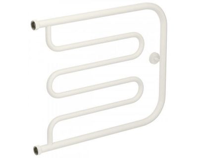Полотенцесушитель водяной Сунержа Лира+ 30-4011-5065, высота 50 см, ширина 65 см, боковое подключение 50 см, цвет матовый белый