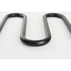 Полотенцесушитель водяной Сунержа Лира+ 31-4012-6060, высота 60 см, ширина 60 см, боковое подключение 60 см, с 2 полками, цвет матовый черный