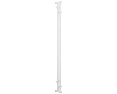 Полотенцесушитель водяной Сунержа Хорда 12-4124-1800, высота 180 см, ширина 20 см, боковое подключение 180 см, цвет белый