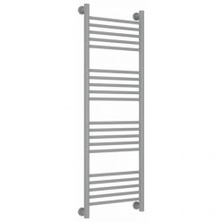 Полотенцесушитель водяной Сунержа Богема+ 9006-0220-1240, высота 120 см, ширина 40 см, универсальное подключение, цвет бело-алюминиевый