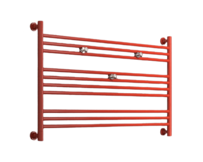 Полотенцесушитель водяной Сунержа Богема L 2004-0202-6090, ширина 90 см высота 60 см, универсальное подключение, цвет чистый оранжевый