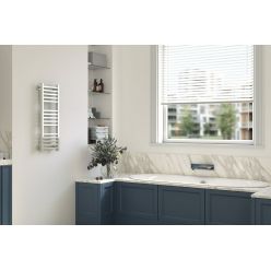 Полотенцесушитель водяной Сунержа Модус Pro, 00-0450-8030, ширина 30 см высота 80 см, универсальное подключение, хром