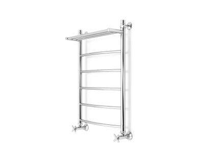 Полотенцесушитель ZorG Lona Plus с полочкой 500/800 водяной