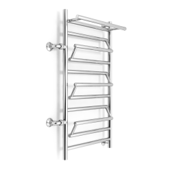 Полотенцесушитель ZorG Vitra Plus c полочкой 500/1000 L500 левый водяной