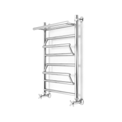 Полотенцесушитель ZorG Vitra Plus c полочкой 500/800 водяной