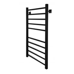 Полотенцесушитель ZorG ST Ponti 500/800 черный матовый водяной