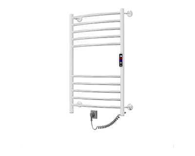 Полотенцесушитель электрический ZorG Жемчужина Гранд 50-80, 225 вт (К-ЖК панель, Справа, Белый)