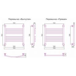 Полотенцесушитель Сунержа Богема+ 500x500