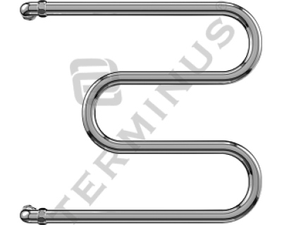Полотенцесушитель водяной Terminus М-образный 32 (1") Эконом 400x532