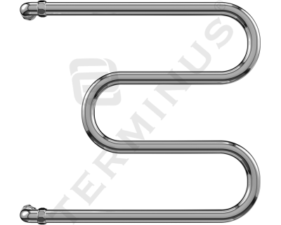 Полотенцесушитель водяной TERMINUS М-образный 400x532 бесшовный