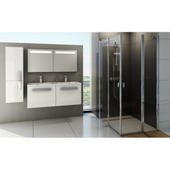 Умывальник двойной Ravak Chrome 1200 белый с отверстиями XJG01112000