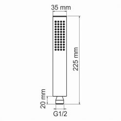 Лейка для душа WasserKraft A103