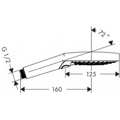 Ручной душ Hansgrohe Raindance Select S 120 3jet P 26014000