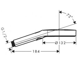 Ручной душ Hansgrohe Rainfinity 130 3jet 26864700