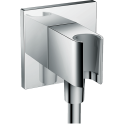 Шланговое подсоединение с держателем для душа Hansgrohe Fixfit Porter Square 26486000