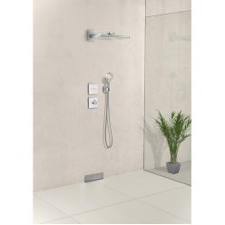 Шланговое подсоединение с держателем для душа Hansgrohe Fixfit Porter Square 26486000