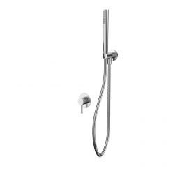 Смеситель Whitecross Y brushed nickel YSET02NIB для душа, с душевым гарнитуром, цвет никель брашированный