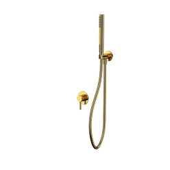 Смеситель Whitecross Y gold YSET02GL для душа, с душевым гарнитуром, цвет золото