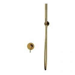 Смеситель Whitecross Y gold YSET02GL для душа, с душевым гарнитуром, цвет золото