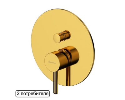 Смеситель Whitecross Y gold Y1235GL для душа, цвет золото