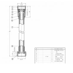 Душевой шланг Bravat P7231N-1-RUS