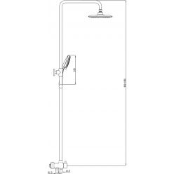 Душевая стойка Ravak DS 090.00, X07P232