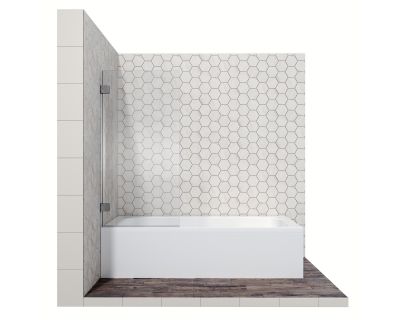 Душевая шторка с распашной наружу дверью Ambassador Bath Screens 16041101, 70 см