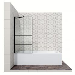 Стеклянная шторка для ванны Ambassador Bath Screens 16041209 80