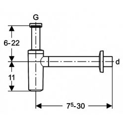 Сифон для раковины Geberit 151.035.21.1