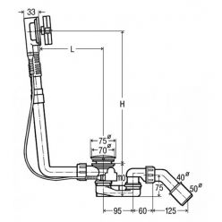 Слив-перелив Viega Multiplex Visign M5 101909