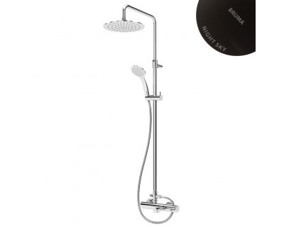 Душевая система Bruma Lusitano с изливом 1072606NS Night Sky