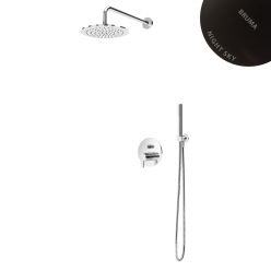Душевая система Bruma Leaf 1677231NS Night Sky скрытого монтажа