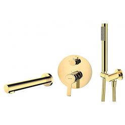 Душевая система скрытого монтажа Deante Gold Z01W золото