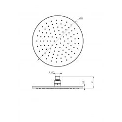 Душевая система скрытого монтажа Deante TEMISTO BRONZO NAC_M9QT латунь