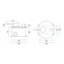 Душевая система Rea Lungo + BOX REA-P6610 розовое золото