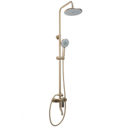 Душевая система Rea Verso Black P9146 матовое золото