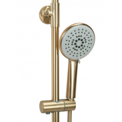 Душевая система Rea Verso Black P9146 матовое золото