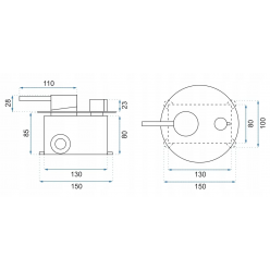 Душевая система Rea Lungo-miler TERMOSTAT, REA-P6715 хром