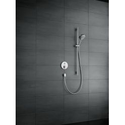 Hansgrohe Raindance Select S Душевой набор 120 3jet со штангой 90 см хром-белый матовый 26322400