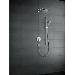 Hansgrohe Raindance Select S Душевой набор 120 3jet со штангой 90 см хром-белый матовый 26322400