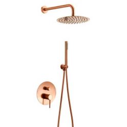 Душевая система Rea Lungo Rose Gold + BOX REA-P4111 розовое золото