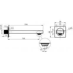 Душевая система Rubineta THERMO-2F-Olo (SQ) 625040 хром