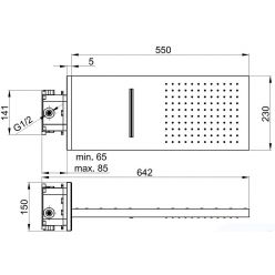 Душевая система KFA Armatura CASSINI 842-811-00 хром