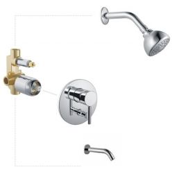 Душевая система Haiba HB80297-2 хром