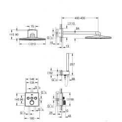 Душевая система Grohe Grohtherm SmartControl 34706000 хром